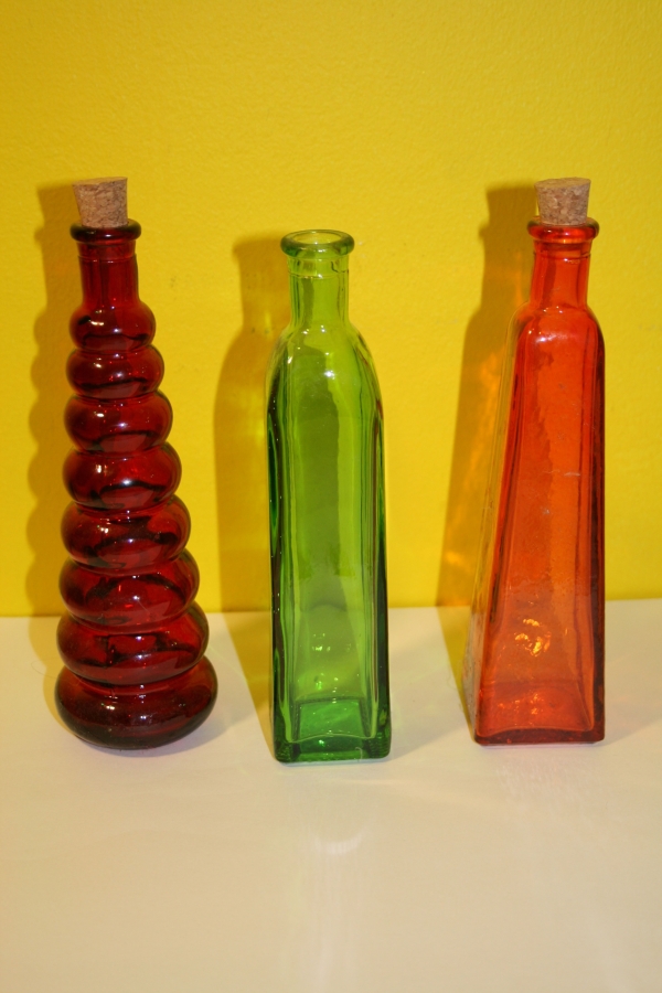 Creation of unusual glass-flowers(bouquet): Step 1